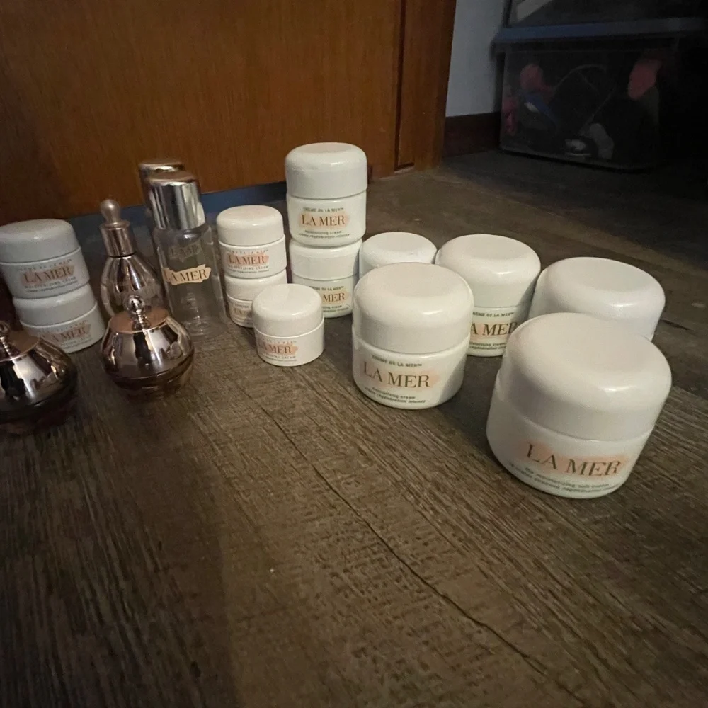 La Mer empty containers